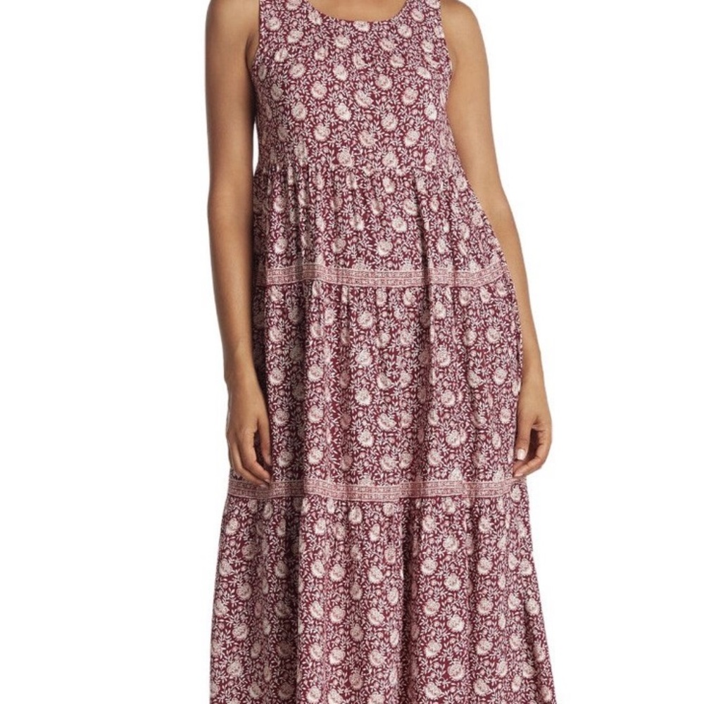 Max studio Floral Sleeveless Dress Size M